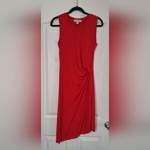 Elegant Red Sleeveless Dress